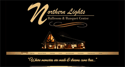 Desktop Screenshot of northernlightsbanquet.com